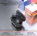 Fones de ouvido sem fio intra-auriculares com microfone integrado para home office